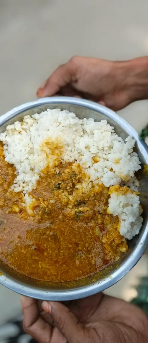 ভাত আর মাছ ঘাটা 