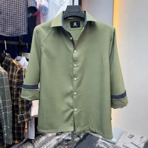 Sage Green Color Boxy Fit Shirt