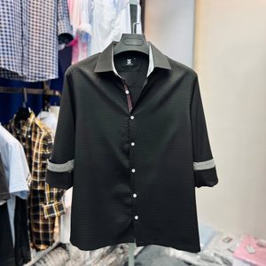 Black Color Boxy Fit Shirt 