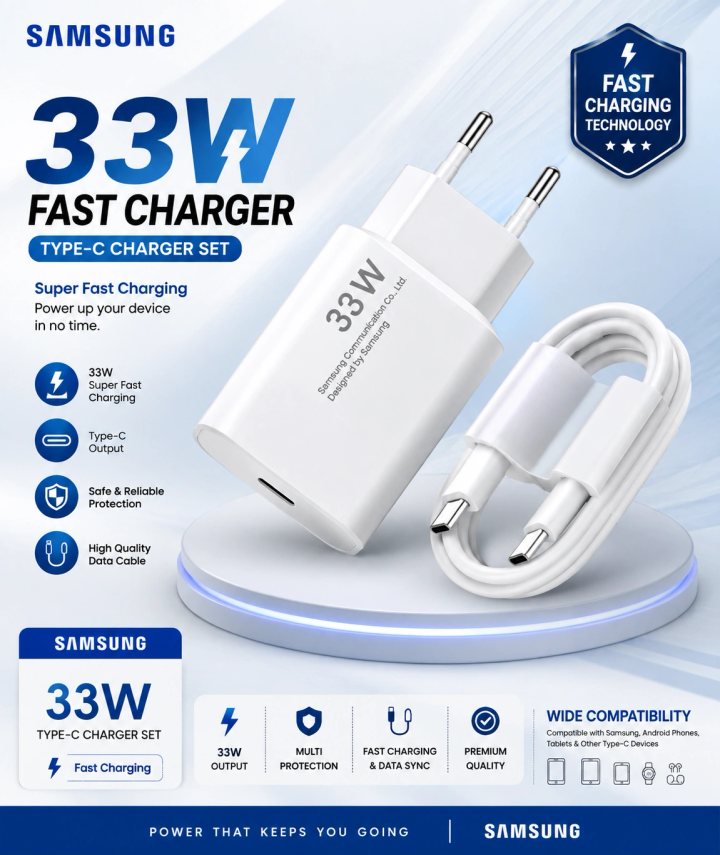 Samsung 33W Type-C Fast Charger 