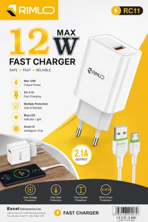 RIMLO RC11 12W Fast Charger  