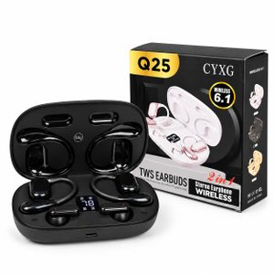 Q25 2-in-1 Couple Soft Ear Hooks TWS Wireless Earbuds