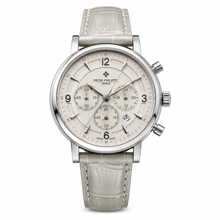 Luxury Silver Chronograph Men's Watch