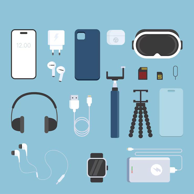 phone and accessories
