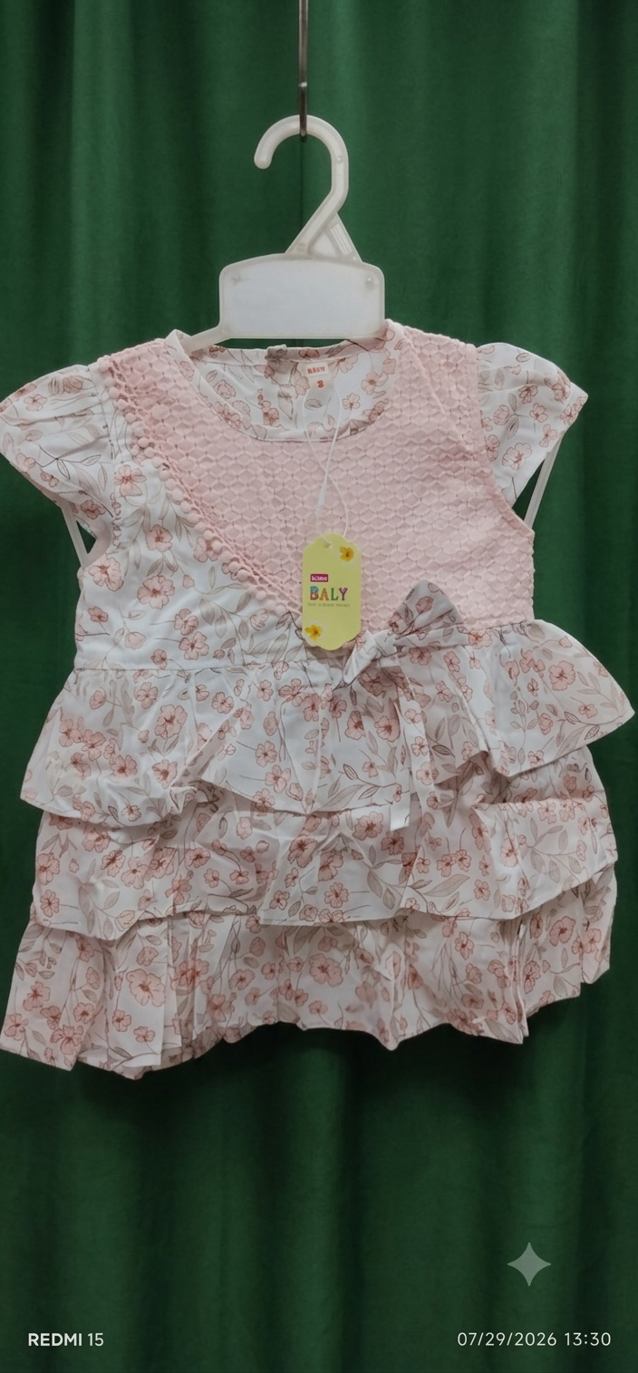 Frock (Baly brand)  100℅cotton age 1-2.5 yers