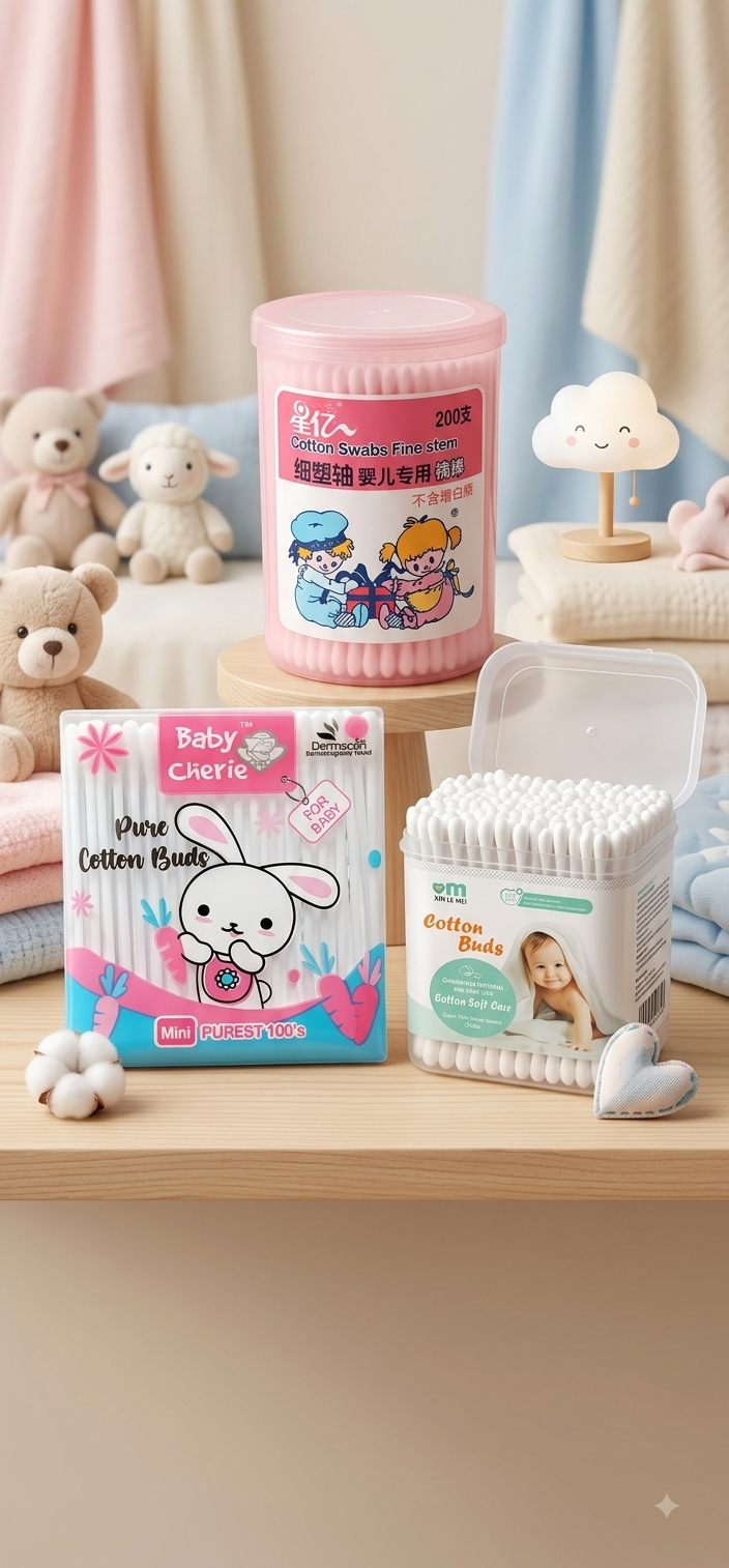 baby cotton buds