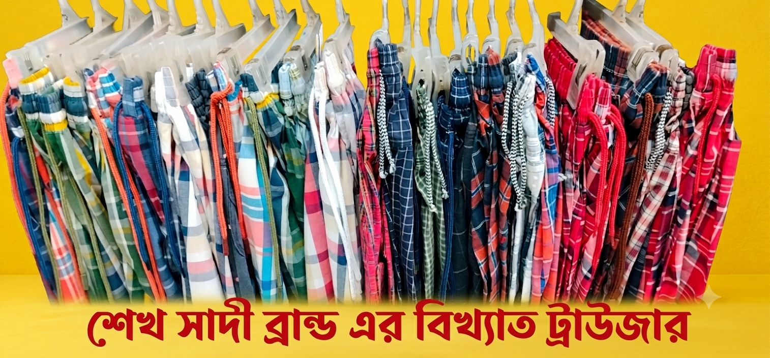 trouser with 100% cotton  Sheikh sadi brand